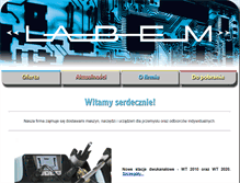 Tablet Screenshot of labem.pl